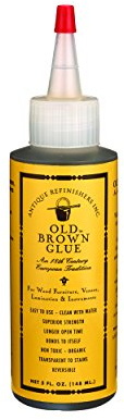 Old Brown Glue 5oz - Reversible wood furniture, veneer and lamination glue