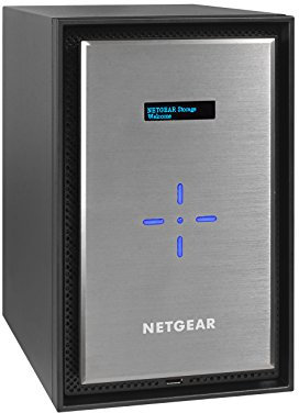 Readynas Netgear RN628XE6-100NES Serie 628 Private Cloud, 8 Slot con 8 HD Enterprise da 6 TB, RAM 8 GB, Intel Server Xeon Quad Core, 2 Porte 10 GbE, 1 Porta eSATA, 36 TB, Nero/Argento