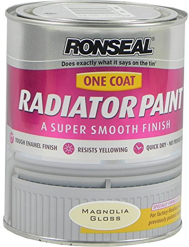 Ronseal One Coat Radiator Paint Magnolia 750ml