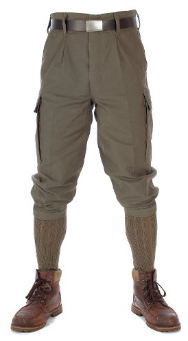 Leo Köhler Bundeswehr Kniebundhose Original Moleskin Oliv, Größe:52 (BW Größe 9)