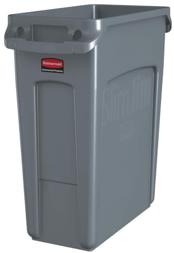 Rubbermaid Commercial Products 1971258 Collecteur de Déchets 60 l Gris