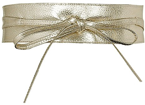 CHIC DIARY Breiter Taillengürtel Obi Gürtel Damen Bindegürtel Wickelgürtel für Kleid Dekorativer Kleidgürtel Hüftgürtel