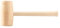 5902062205070 Wooden Hammer with Round Head, 70mm