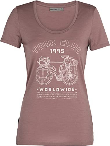 Icebreaker Scoop Van Life Tech Lite kurzen Ärmeln Funktionsshirt, Wildleder, XS