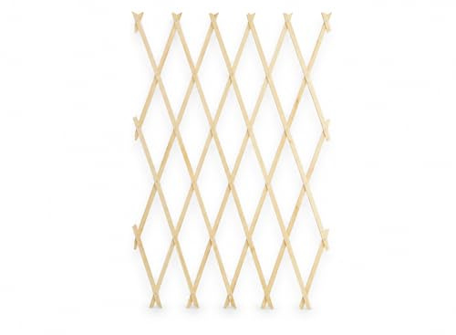 HERSIG - Celosias para Terraza Exterior - Celosia Madera Natural (180x60cm) - Celosia Terraza - Decoracion Jardin Exterior - Celosias Decorativas Resistentes