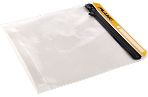Plano Stowall Series Deluxe XL wasserdichte Aufbewahrungstasche, transparent, TPU-Kunststoff, Aufbewahrung von Angelgeräten, robuster, wiederverschließbarer Reißverschluss