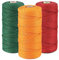 Makramee Garn 3er Set,ilauke Weiche Baumwollgarn Baumwollschnur Makramee 3mm für DIY Projekte - 3 x 100m Baumwolle Baumwollkordel zum Makramee Wandbehang, Traumfänger, Blumenampel,Rot+Grün+Golden