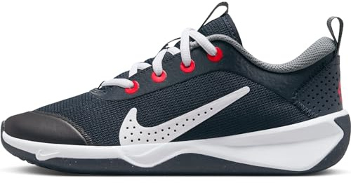 Nike Omni Multi-Court Walking-Schuh Dark Obsidian/Smoke Grey/Bright Crimson/White 39