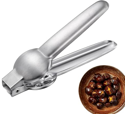 Maronizange Kastanien Clip - Edelstahl Chestnut Opener Maroni Schneider - Kastanienmesser Kastanienzange - Nussknacker Kastanienöffner Für Walnüsse Trockenobst Kastanien Nüsse Sheller (1 Stück)