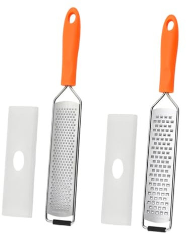 Cabilock 2pièces Grateur Acier Inoxydable Pour Légumes Fruits Et Fromage Outil De Cuisine Pratique Avec Poignée Antidérapante Pour Préparer Salades Et Desserts