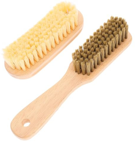 ibasenice Brosse à Sable De Nettoyage 2 Pièces Long Manche Poils Souples Et Durs, Outils Polyvalents Plage, Surf Et Activités De Plein Air, Compact Léger pour Enlever Le Sable, Usage Extérieur