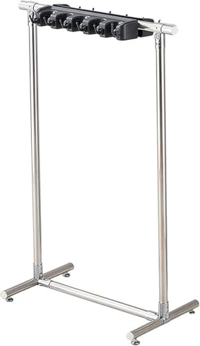 Soporte para escobas y trapeadores húmedos, Estante Comercial móvil para trapeadores, Almacenamiento de Herramientas de jardín, Organizador de Armario y Garaje, Soporte para paragu