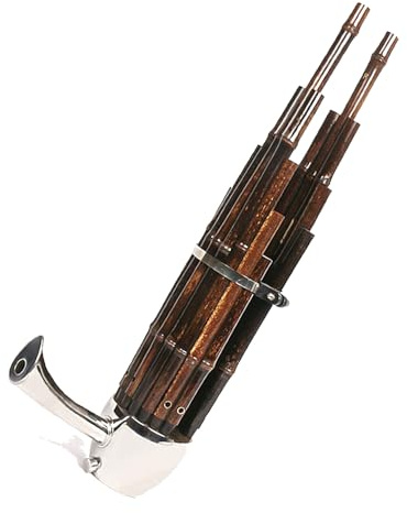 Uno Strumento A Fiato in Re Maggiore Adatto Ai Principianti, 17 Ance, Oggetti Di Scena in Bambù Viola Per Spettacoli Di Festival,A
