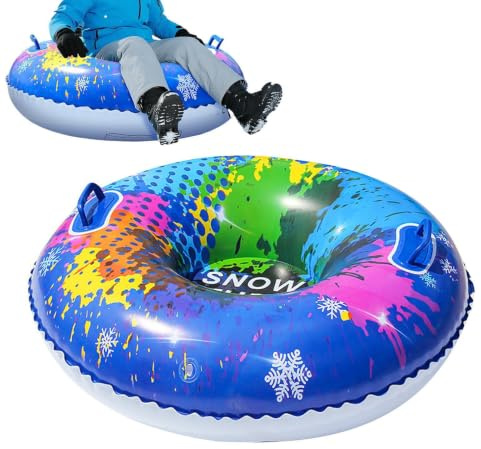Snötube-släde | Blow Up Snow Tube, släde | Anti-tippning för vintersport, kälke, utomhus, snösko, vuxna, barn