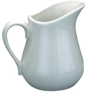White Fine Porcelian Milk or Cream Jug 250ml