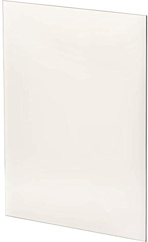 KRATKI Kaminglas & Ofenglas | 260 x 280 mm | hitzebeständige Kaminscheibe mit Temperaturbeständig bis 660 °C | Stärke 4 mm | Glasplatte für Kaminofen