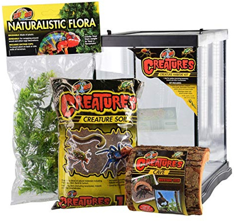 Zoo Med Creatures Creature Habitat Kit, 8.5 by 11, for Pet Spiders Insects & Other Invertebrates