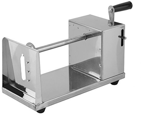 Affettatrice manuale a spirale per patate, affettatrice per patate in acciaio inox, per frutta, patate, patatine, patatine, patatine, patatine fritte, carote o cetriolo Street Food a spirale