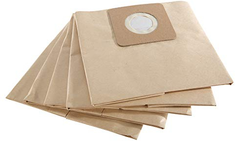 Arebos 5 x vacuum cleaner bags, suitable for industrial vacuum cleaners 1300 W with EAN 4260627422852, 4260627422869, 4260627422876, special paper, 2-ply, 42 x 42 cm