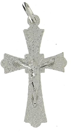 Holyart Ciondoli con croce: Crocefisso gotico Argento 925