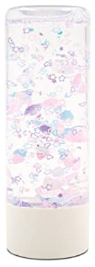 Bouteille Sensorielle bébé - Éveil et calme - Coquillages bleus et roses | 14 x 5 cm, double bouchon sécurisé en bioplastique d'algues, fabriquée en France, dès 18 mois