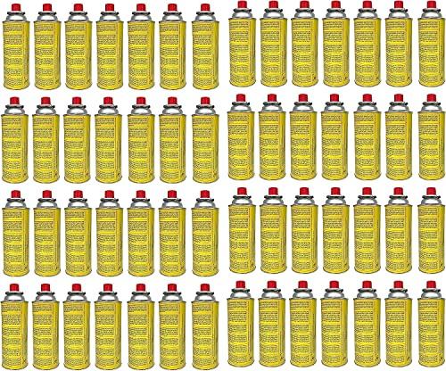 CLEARFEE Cartouche de gaz butane MSF-1a - 227 g (520 ml) - Pour réchaud à gaz, chauffage à gaz, brûleur à gaz, désherbeur (56 bouteilles)