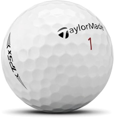 TaylorMade TP5x Golfbälle (Weiß, 3 Stück) 1 Hülse 2021
