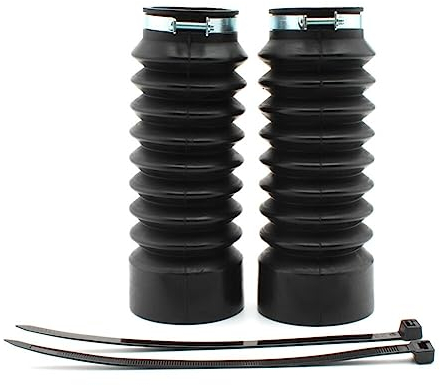 ihreesy 2 Stück Universal Motorrad Vordergabel Gabelschutz, Gummi-Motorrad Faltenbalg Gabelabdeckung Gamaschen Faltenbalg Gabel Staubschutz Abdeckung16 cm x 6,2 cm kompatibel für CMX500CM300