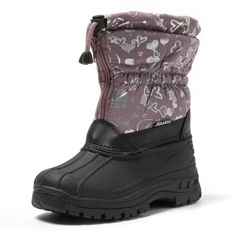 JOMIX Botas Nieve Niño Unisexo Botas Niña Impermeables Botas Niño con Peluche Caliente