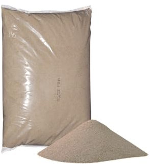 Jardin202 - Arena de Sílice para Cesped Artificial | Sacos Arena 25 kg para Pavimentos Deportivos | Granulometria 02/06 | 5 Sacos de 25 kg = 125 kg -