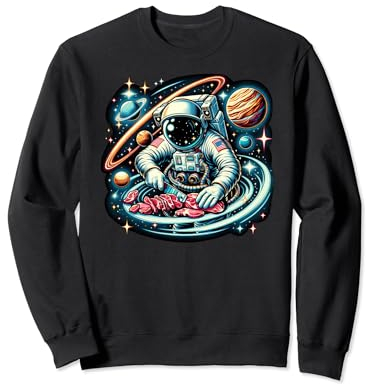 Cool Galaxy Astronaute Butcher Sweatshirt