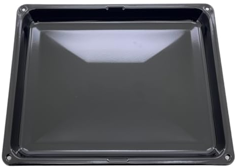 Genuine Enamel Baking Tray Grill Pan Compatible with Bush Oven Cooker AE66DCW AE66DCA BGC60TW BGC60TB AE56SA BSMFPRO AG56DB