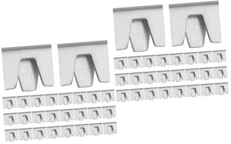 Sosoport 100pcs Iron Wire Cage Clips Garden Wire Fence Panel Clips Secure Fixation for Pet Cages