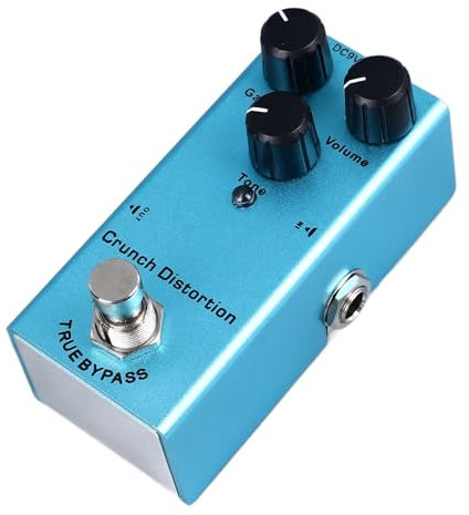 E-Gitarren-Effektpedal, Tragbar, Mehrere Effekte, Präzises Chorus-Gitarrenpedal für Performance (Crunch-Verzerrung(03))