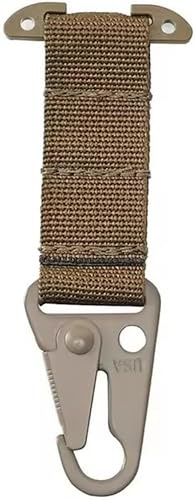 Gexgune Taktischer Molle-Gürtelclip Molle-Clash-Haken mit T-Halterung Battle-Gürtel-Zubehör einfache T-Halterung für Handschuhe Schlüsselanhänger Jagd