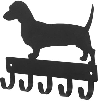 Yardwe Schlüsselbrett Zur Wandmontage Hunde-schlüsselhalter Aus Wandgarderobe Mit Haken Schlüssel Und Leinenhalter Metallhaken Für Eingangsbereich
