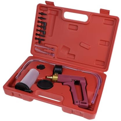 CHILDWEET Handpumpen-vakuumpumpe Für Bremsenentlüftung Manuelles Werkzeug Und Vakuumabsaugung Für Kompatibel Mit Verschiedenen Fahrzeugmodellen Adapter Und Tragetasche