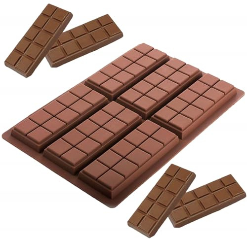Ceeyoll 3 Piezas Moldes de Silicona para Chocolate,Molde Chocolate Tableta Profunda,ideal Para knafeh, Pistacho y Chocolate Con Leche, Molde Chocolate Silicona Ideal para Hacer Aperitivos caseros.