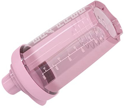 OnIUeZky Botella de agitador de Mezclador de proteínas clásico de 1pc con Twist and Lock portátil PREDENTE PREDENCIA DE ADILVACIÓN Shaker Copa para Mezclas cócteles y Batidos (Rosa)