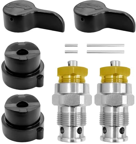 Set di valvole di scarico per spruzzatori airless per spruzzatori di vernice airless, incluso il modello 390 395 490 495 235014 Finitura liscia vernice ridotta rifiuti materiali