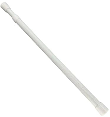 Bastone per tenda estensibile senza trapano, aste per tende bianche regolabili, asta a tensione per armadio, cucina, bagno, finestra (30cm-50cm/11,81in-19,69in)