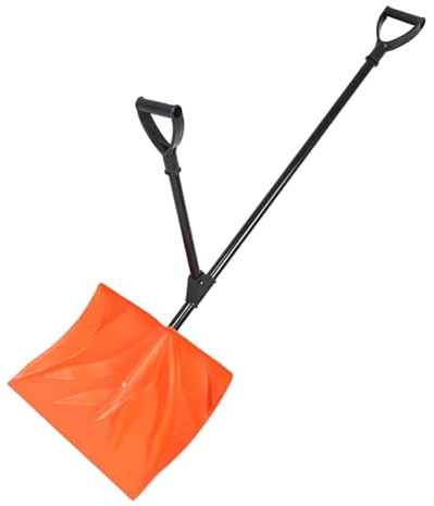 Leggero 2 In 1 Pala Da Neve Portatile Manico Regolabile Rimozione Facile Montaggio Per Viale D'accesso Portico Inverno Portatile Bagnato Pala Da Neve Per Viale