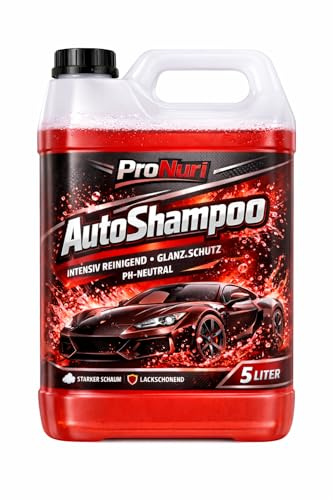5 L ProNuri Nano Autoshampoo Carshampoo Konzentrat Glanzshampoo Autoglanz Abperleffekt