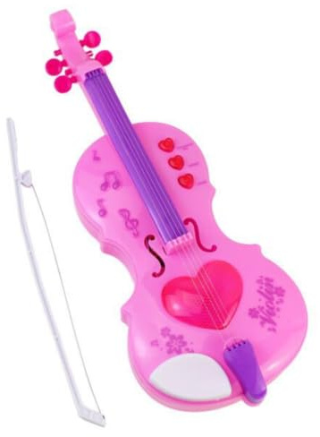 Faroby Violon pour Enfants, Petit Violon électrique simulé éducatif, Instruments de Musique, Jouet pour Enfants, Jouet sans Batterie