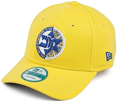 New Era 9 Forty MACCABI Tel Aviv von Electra B.C. Baseball Cap Gr. One Size, gelb