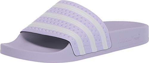 adidas Originals Damen Adilette Slides Sandalen, Violett (Lila Tönung / Ftwr Weiß/Violett), 37 EU