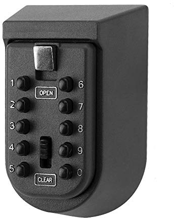 MAGT Schlüsseltresor, 10 Tasten Passwort Schlüsselsafe Wandhalterung Schlüsselbox Schlüsselkasten Safe Security Schlüssel Aufbewahrungsbox Organizer