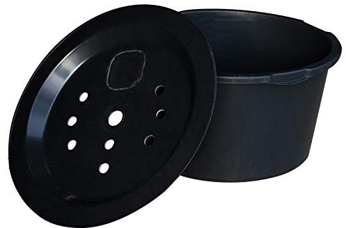 Pisces 90 Litre Sump With Lid Pond Pebble Pool Water Feature Reservoir- 66cm Diameter