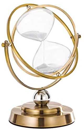 SuLiao Sanduhr-Timer 60 Minuten, 720 ° drehbar, groß, antike 1 Stunde Sanduhr für Hochzeit, Zuhause, Büro, Schreibtisch dekorativ
