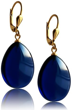 Amberistan Bernsteinohrringe für Frauen, natürlicher Bernsteinschmuck für Erwachsene, Tropfenohrringe aus massivem 925er Sterlingsilber, Edelstein, Geschenk für Mama - Parent
